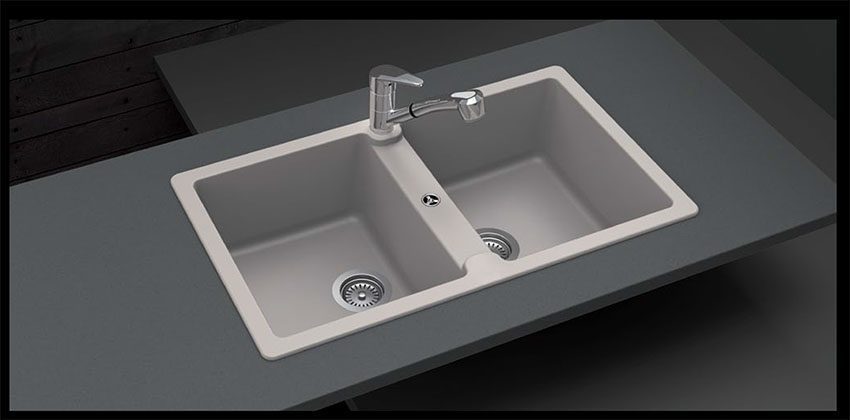 Chậu đá Hafele Julius HS-GD8650 570.36.400 với thiết kế sang trọng