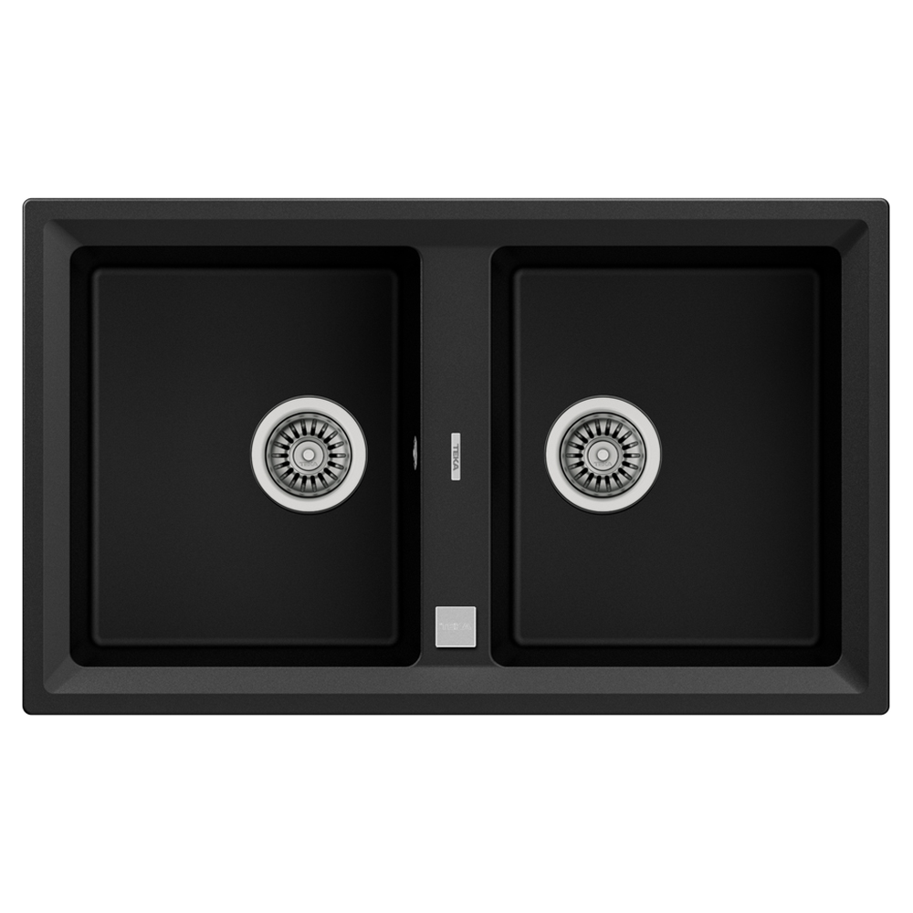 Chậu rửa chén Teka STONE 90 B-TG 2B Black - Hàng chính hãng