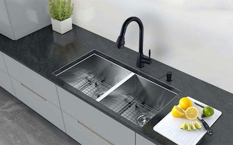 Chậu rửa 2 ngăn Teka BE Linea RS15 2B 740 - Hàng chính hãng