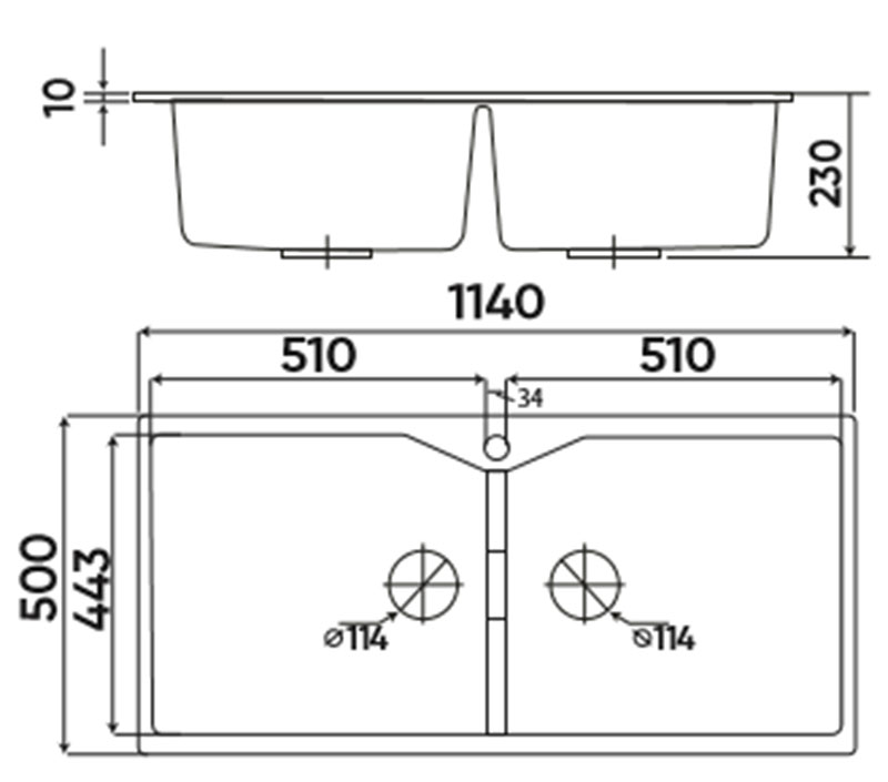 Chậu rửa Kaff KF-LAC1 - Hàng chính hãng