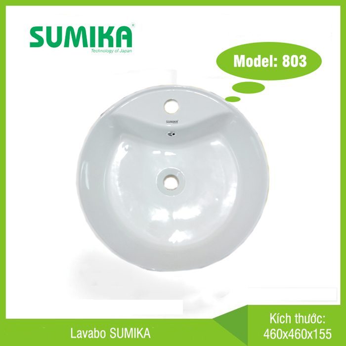 Chậu rửa Lavabo Sumika 803 - Hàng chính hãng