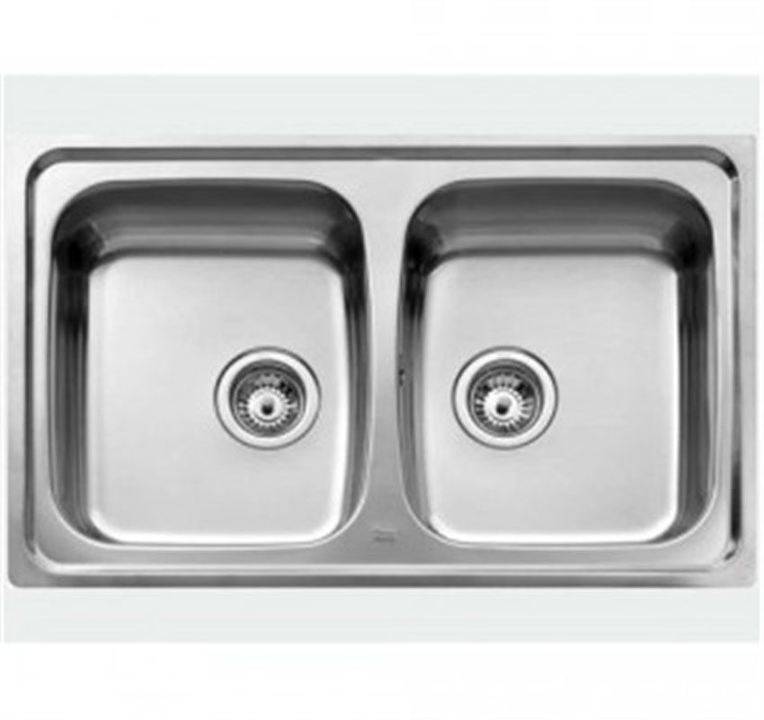 Chậu rửa TEKA Classic 860.500.2B được sản xuất bằng chất liệu thép không gỉ