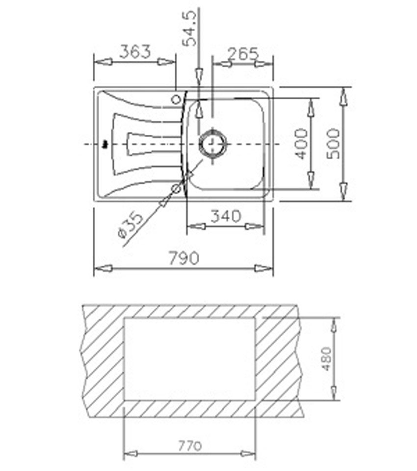 Chậu rửa bát Teka Universo 79 1B 1D - Hàng chính hãng