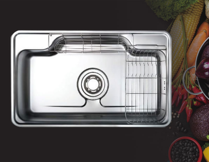Chậu rửa bát 1 hố Hàn Quốc Lizens LD 900 - Hàng chính hãng