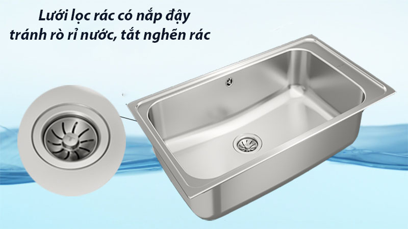 Chậu rửa inox Prami CP-5700 - Hàng chính hãng