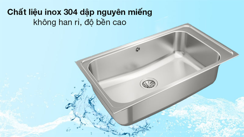 Chậu rửa inox Prami CP-5700 - Hàng chính hãng