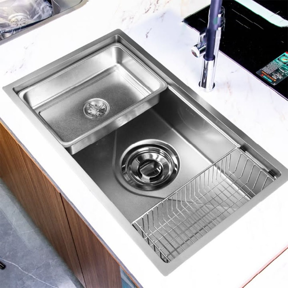 Chậu rửa bát Inox GrandX GX7845V - Hàng chính hãng