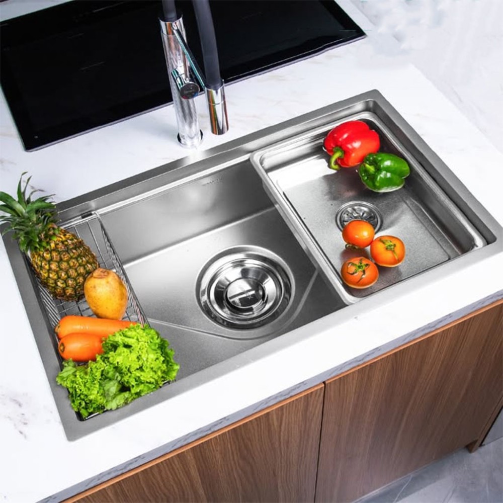 Chậu rửa bát Inox GrandX GX7845V - Hàng chính hãng