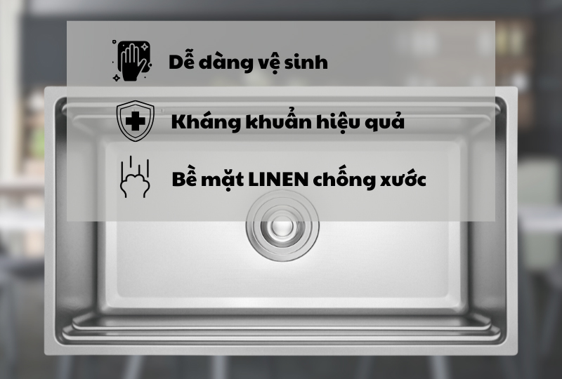 Chậu rửa bát Kluger KWU8161FS-S70 - Hàng chính hãng