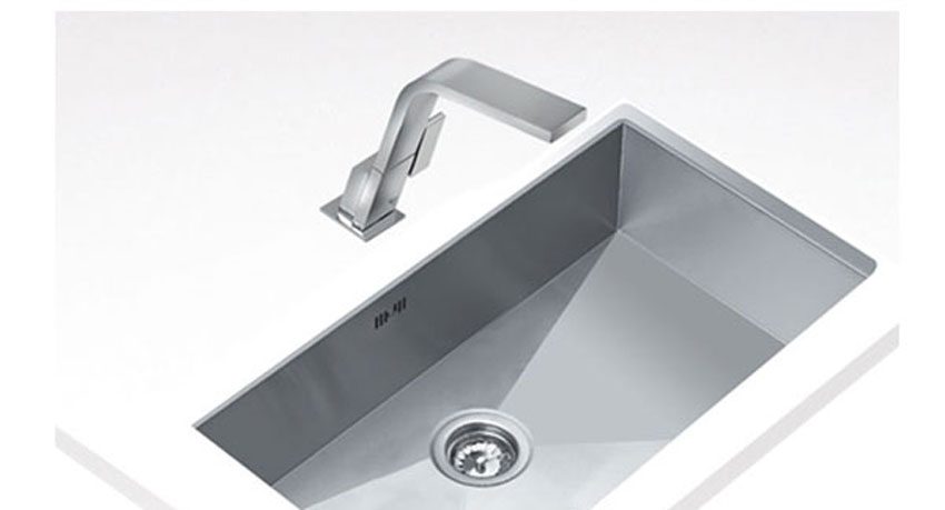 Chậu rửa bátTeka BE LINEA RO 72.40 với các góc cạnh được bo tỉ mỉ, tinh tế