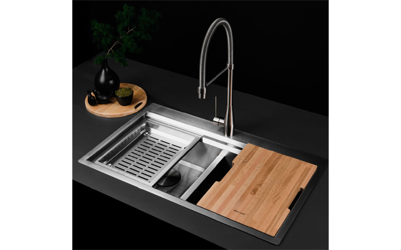 Chậu rửa chén inox Slide Malloca MS-862 - Hàng chính hãng