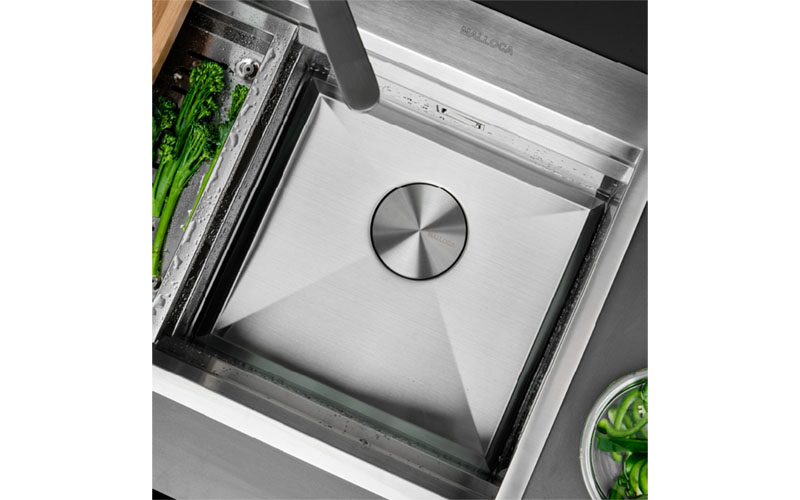 Chậu rửa chén inox Slide Malloca MS-862 - Hàng chính hãng