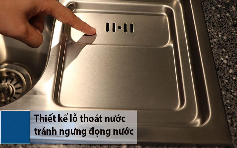 Chậu rửa chén 2 ngăn Malloca MS-8809N - Hàng chính hãng