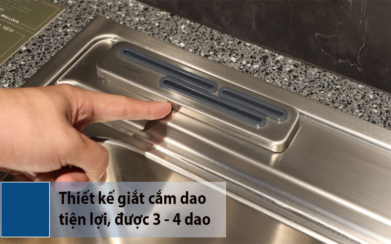 Chậu rửa chén 2 ngăn Malloca MS-8809N - Hàng chính hãng