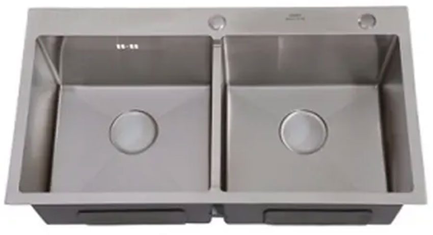 Chậu rửa bát hai hố Inox Canzy CZ 8245KB