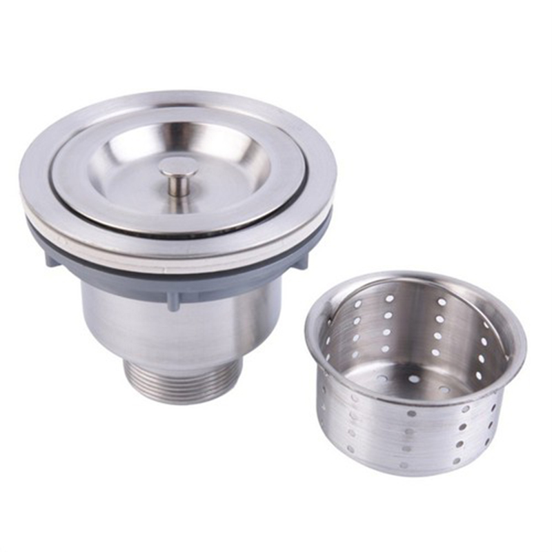 Chậu rửa chén Roland RL-5044 có thiết kế rổ lọc rác bằng inox tiện lợi