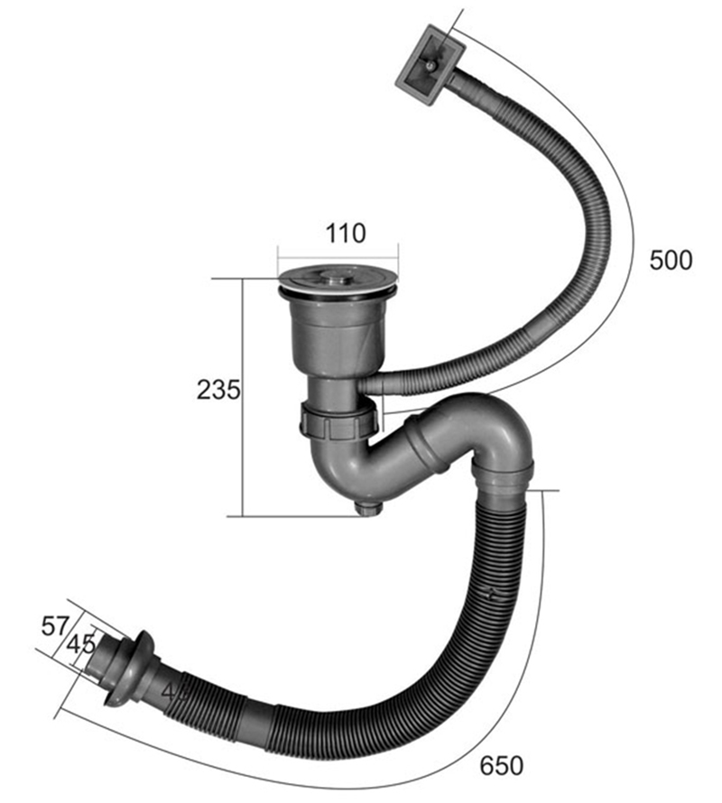 Chậu rửa chén Roland RL-6845 - Hàng chính hãng