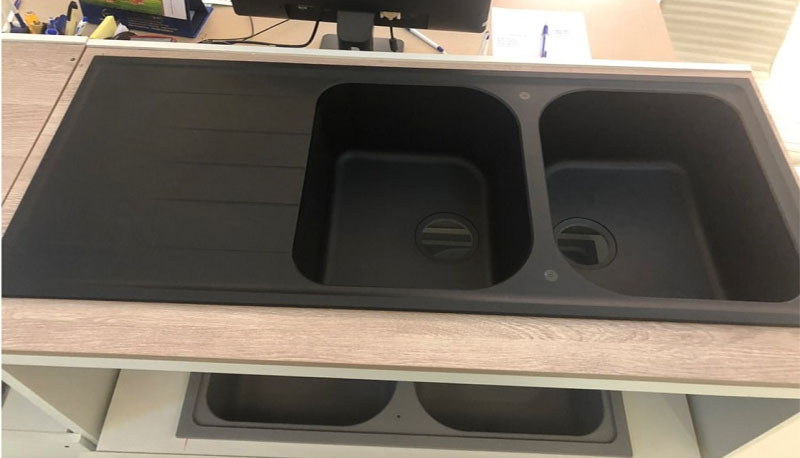 Bồn rửa chén bằng đá Hafele Julius HS-GDD11650/ 570.35.360