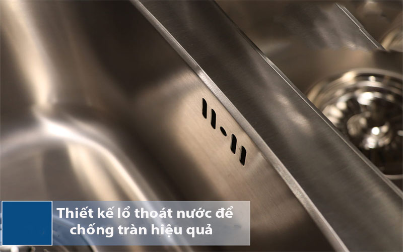 Chậu rửa chén 2 ngăn Malloca MS-1011 NEW - Hàng chính hãng