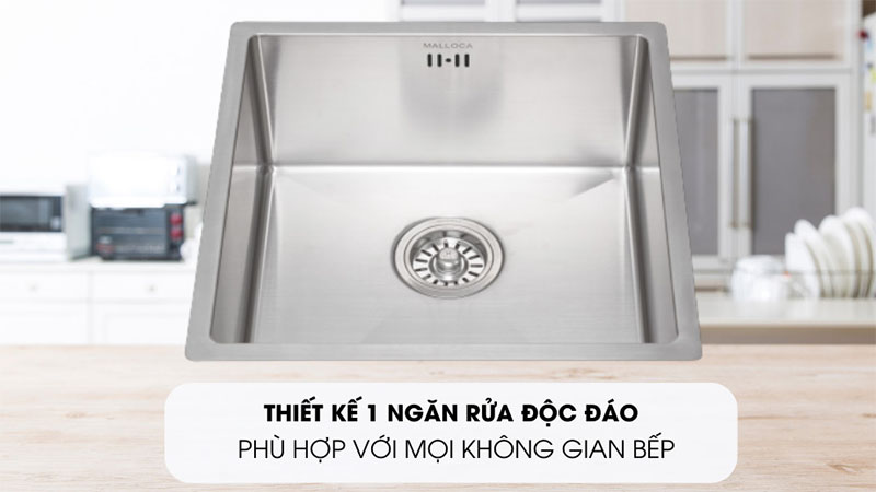 Chậu rửa chén đơn Malloca MS-1044 - Hàng chính hãng
