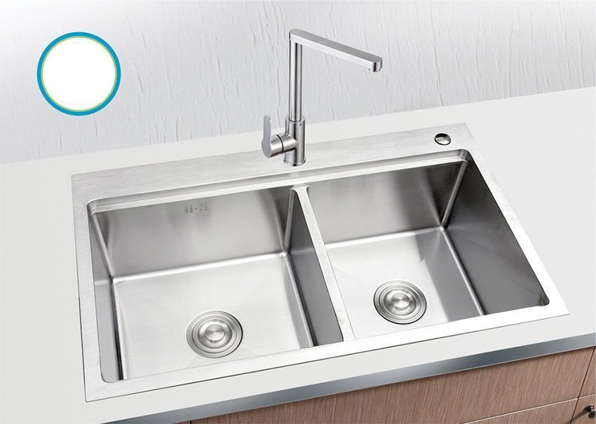 Chậu rửa chén hai bồn Roland RL8250G - Hàng chính hãng