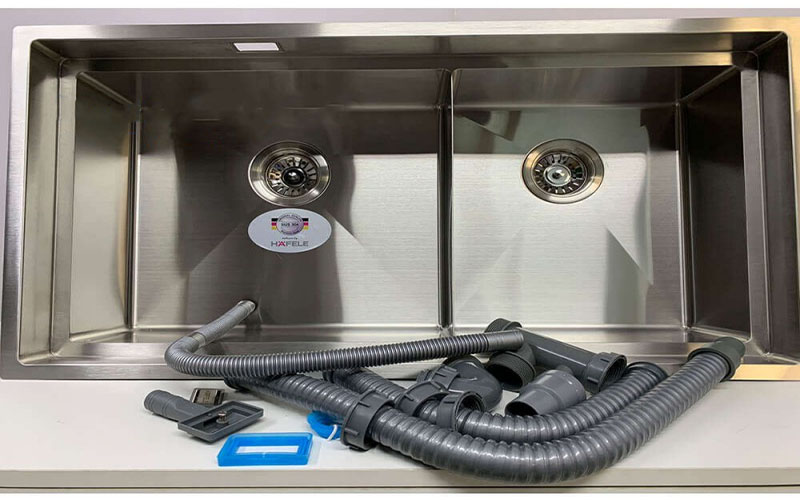 Chậu rửa chén inox 2 ngăn Hafele HS21-SSN2S90 567.94.030