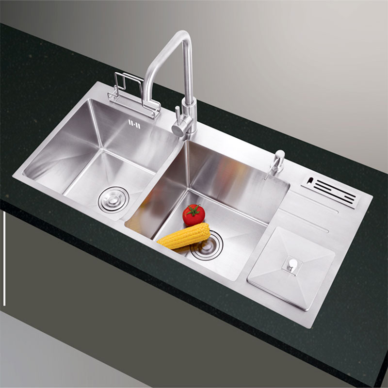 Chậu rửa Inox Kaff KF-D-HM10045 - Hàng chính hãng