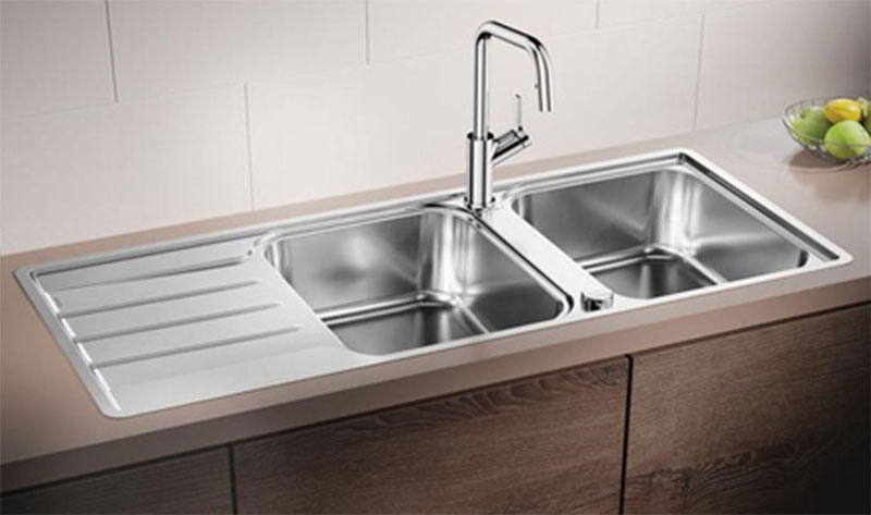 Thiết kế hiện đại của chậu rửa Inox Kaff KF-MP10045