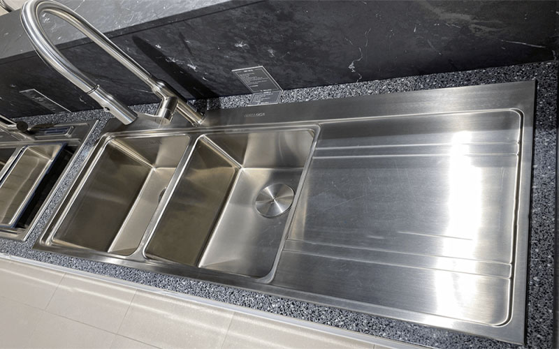 Chậu rửa chén inox Malloca MS-7818 - Hàng chính hãng