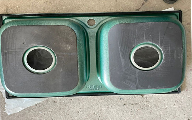 Chậu rửa inox đôi Rossi Elegant RE-320