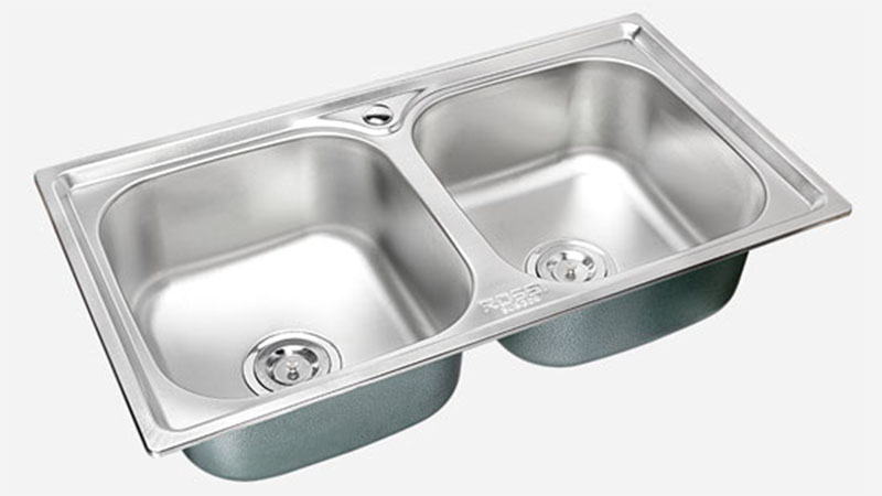 Chậu rửa inox đôi Rossi Elegant RE-320