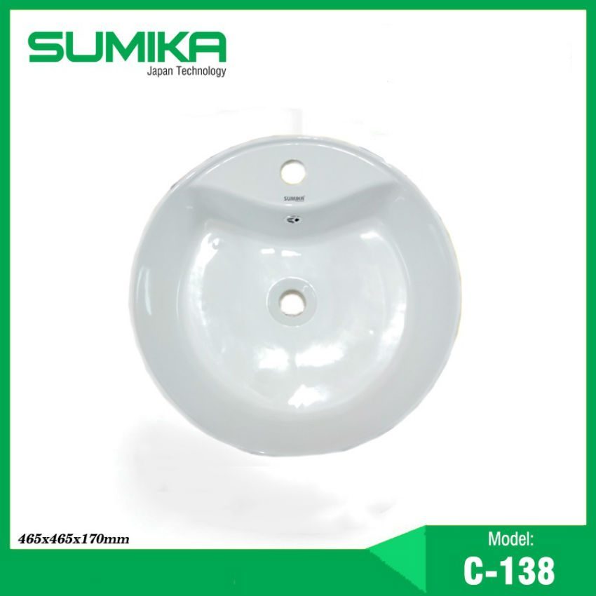 Chậu rửa mặt Sumika C-138 - Hàng chính hãng