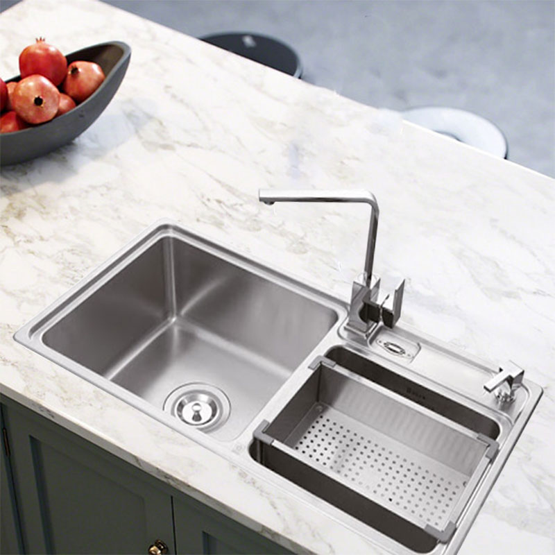 Chậu và vòi rửa Inox Sakura ST-8265 - Hàng chính hãng