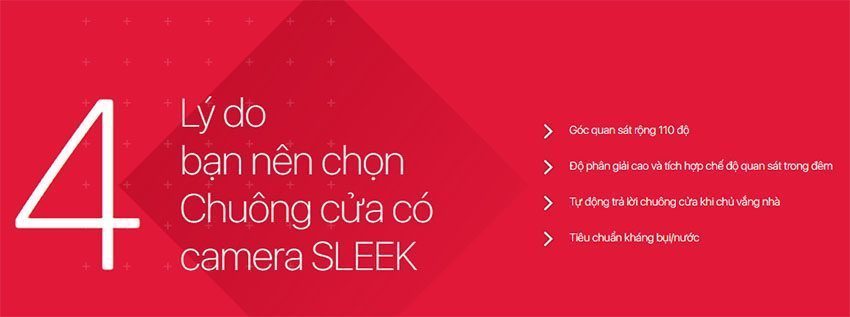 Chuông cửa có Camera-Videophone Hafele SLEEK 959.23.085 - Hàng chính hãng