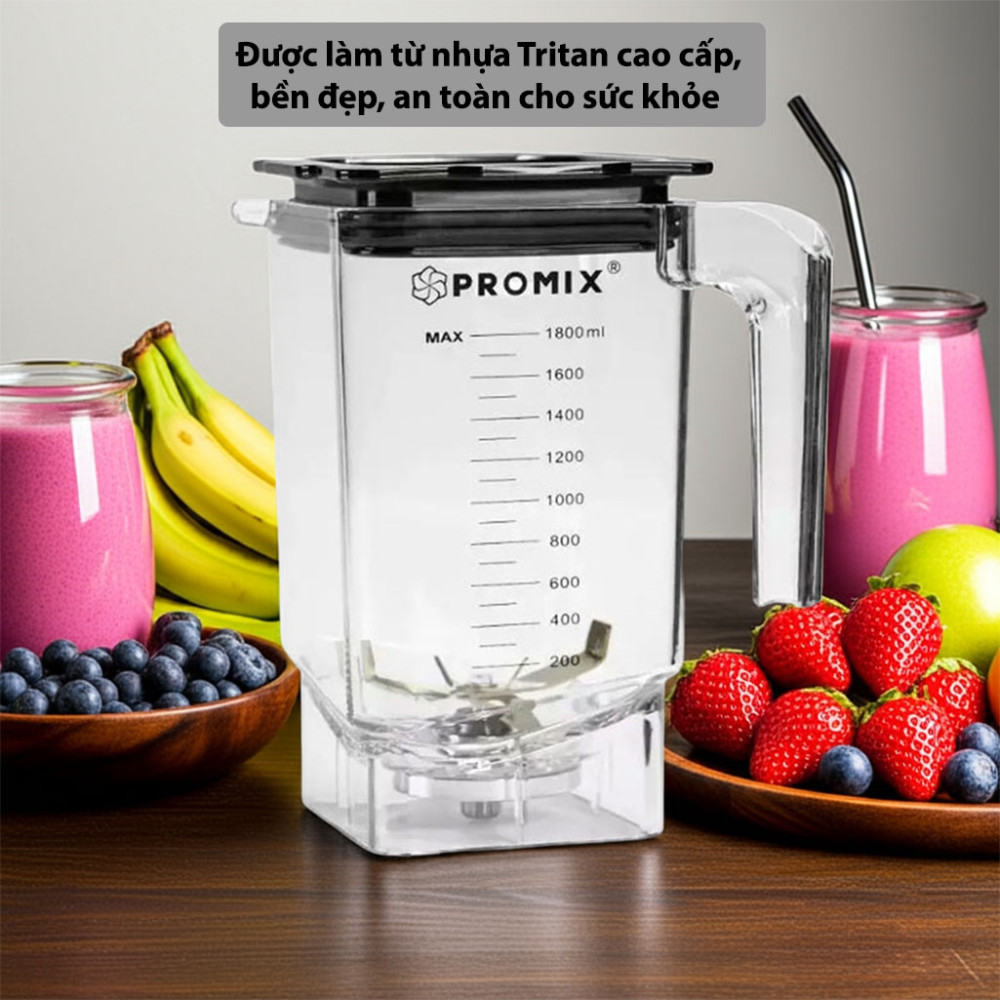 Cối máy xay sinh tố công nghiệp Promix C911B - Hàng chính hãng