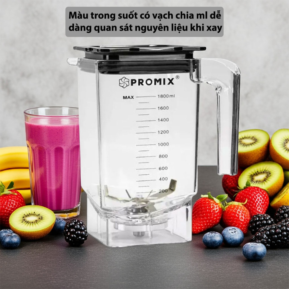 Cối máy xay sinh tố công nghiệp Promix C911B - Hàng chính hãng