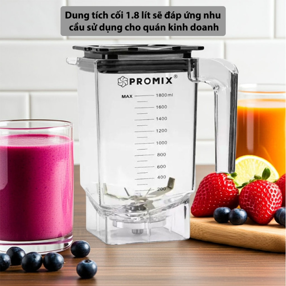 Cối máy xay sinh tố công nghiệp Promix C911B - Hàng chính hãng