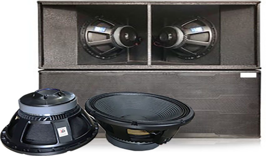 Ứng dụng của Củ loa bass rời 4 tấc Từ 220 coil 100 Ruby 15AH400