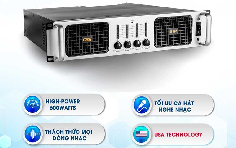 Cục đẩy công suất CAVS 4600A - Hàng chính hãng