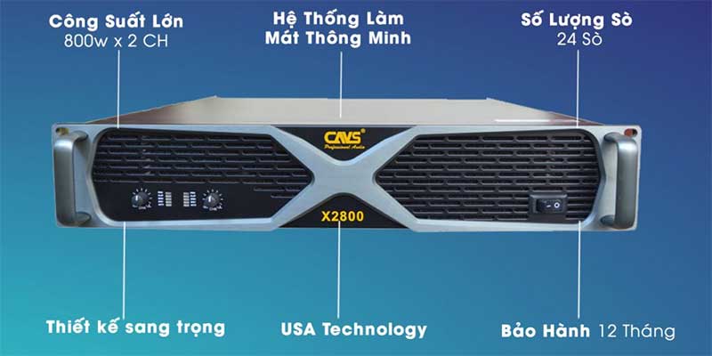 Cục đẩy công suất CAVS X2800