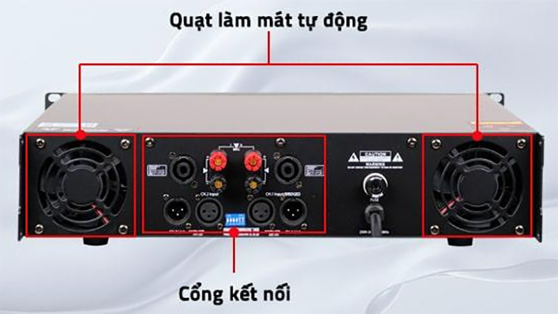 Cục đẩy công suất Eudac DE-500 - Hàng chính hãng