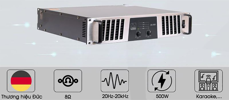 Cục đẩy công suất Eudac DE-500 - Hàng chính hãng