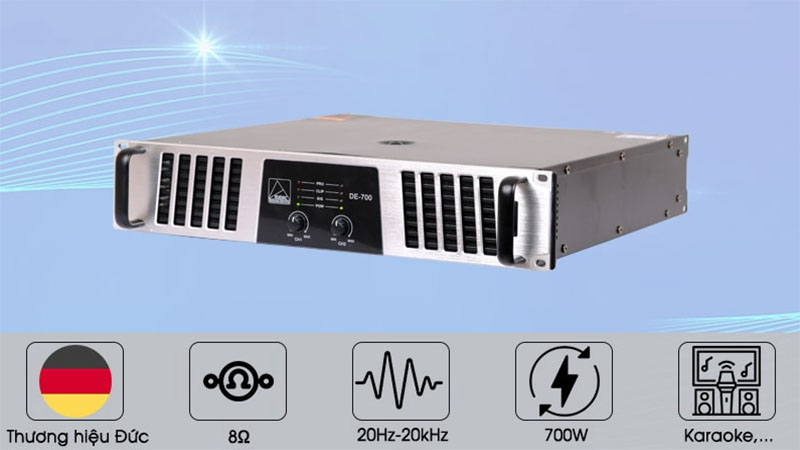 Cục đẩy công suất Eudac DE-700 - Hàng chính hãng