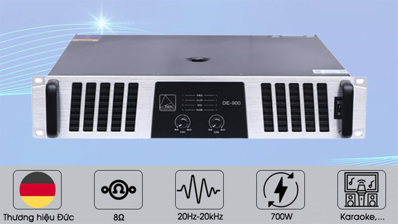 Cục đẩy công suất Eudac DE-900 - Hàng chính hãng