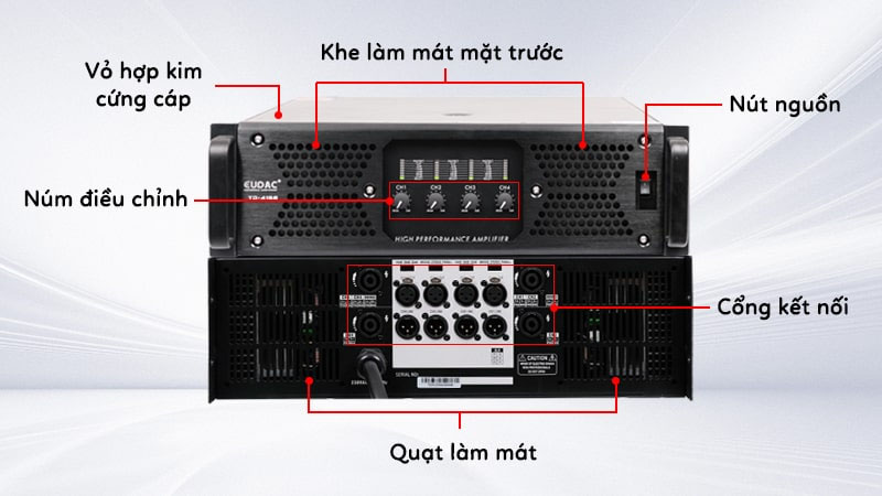 Cục đẩy công suất Eudac TD-4150 - Hàng chính hãng