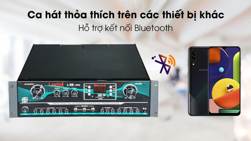 Tính năng Bluetooth của Cục đẩy công suất Lovina L99