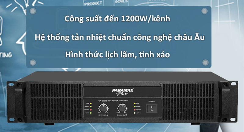 Cục đẩy công suất Paramax PRO MA-220