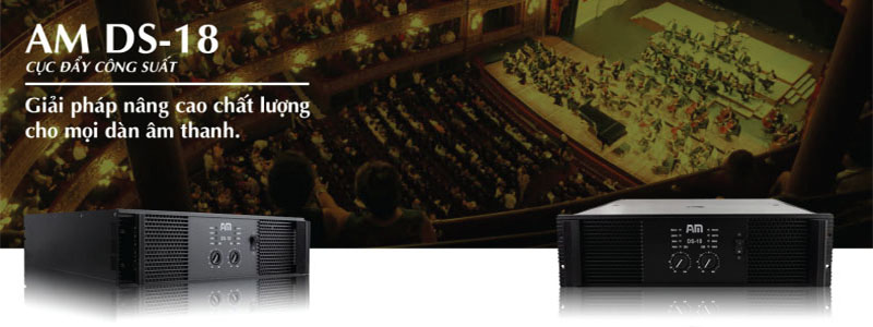 Cục đẩy công suất VinaKTV AM DS-18 - Hàng chính hãng