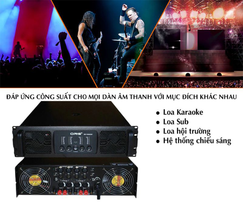 Cục đẩy công suất Oris MX-18000  - Hàng chính hãng