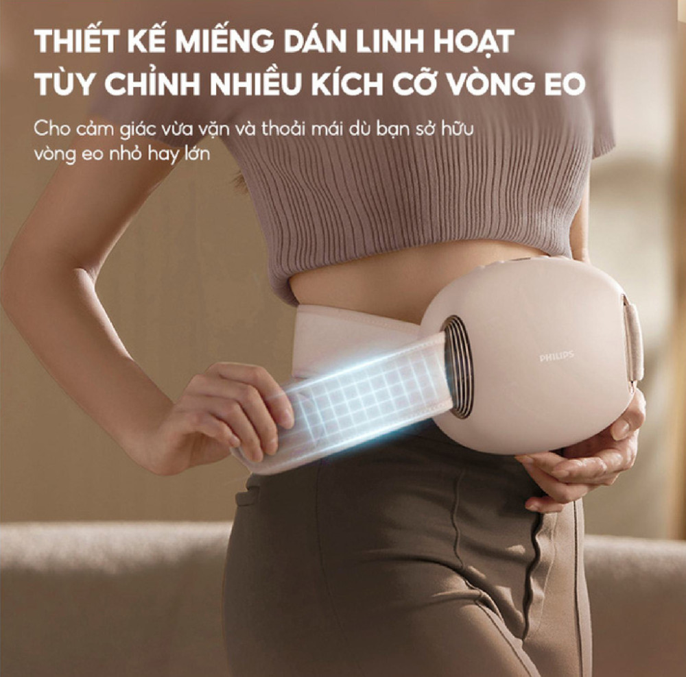 Phần dây đai có miếng dán nên bạn có thể điều chỉnh độ dài ngắn